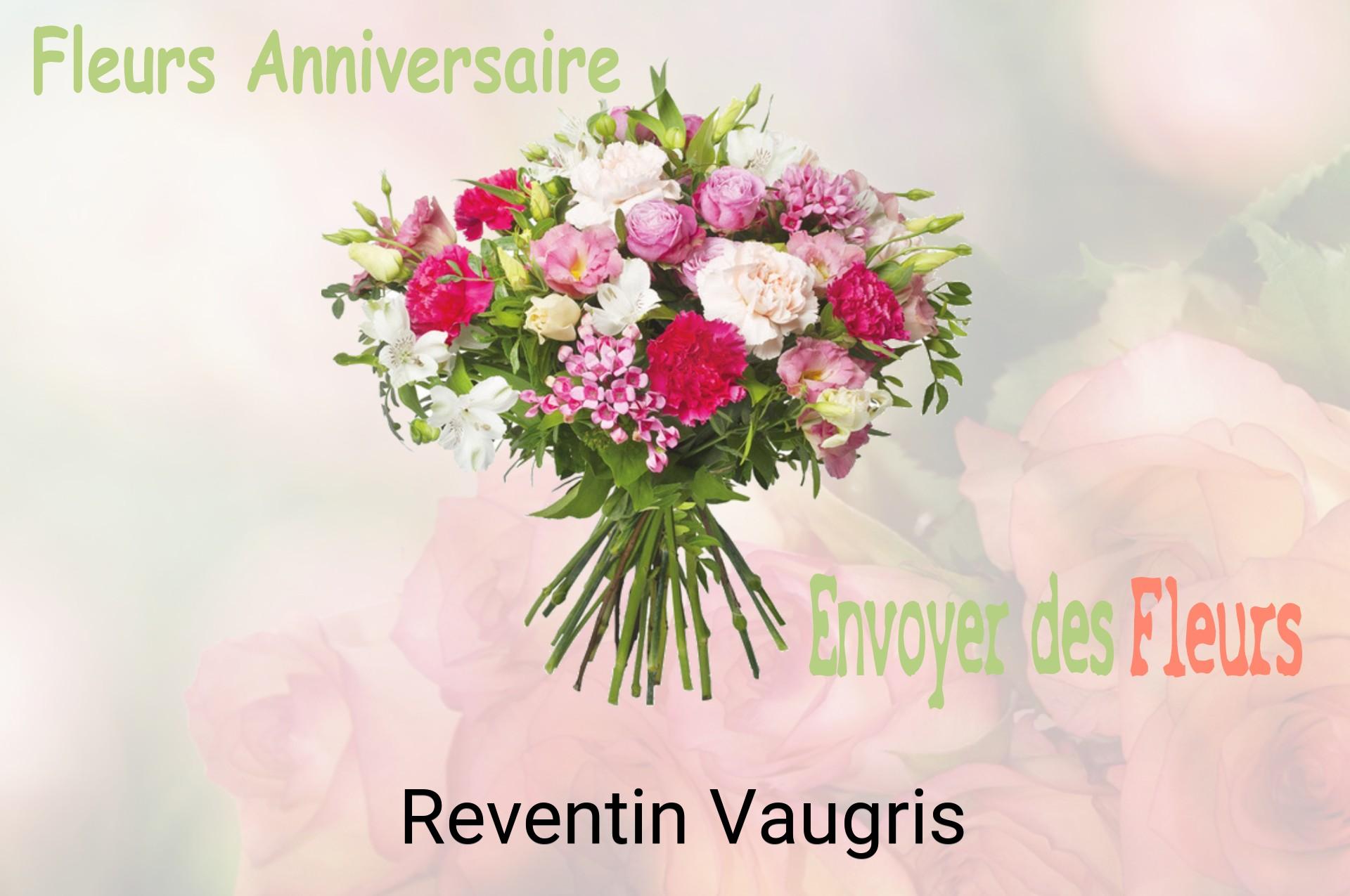 Bouquet de fleurs d’anniversaire livré à Reventin-Vaugris