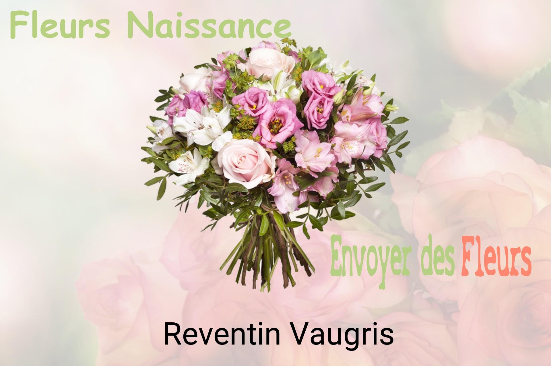 Bouquet de fleurs de naissance livré à Reventin-Vaugris